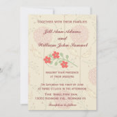 Invitation Mariage chic et floral (Devant)