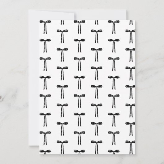 Invitation Mariage chic moderne à main (Dos)