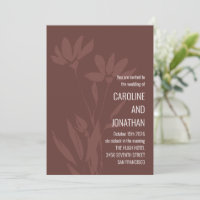 Mariage chic moderne avec ligne artistique florale
