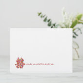 Invitation Mariage chinois aux fleurs de printemps (Debout devant)