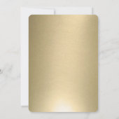 Invitation Mariage chinois élégant Gold Double Happiness (Dos)