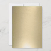 Invitation Mariage chinois élégant Gold Double Happiness (Dos)