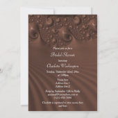 Invitation Mariage Chocolate Waves Et Spirales (Dos)