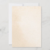 Invitation Mariage chrétien de crème orange brûlée (Dos)