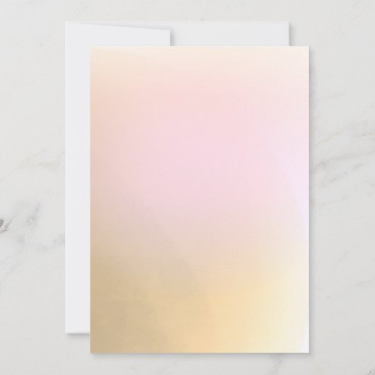 Invitation Mariage circulaire Rainbow Pastel doux (Dos)