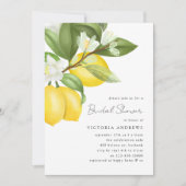 Invitation Mariage Citron Citrus (Devant)