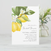 Invitation Mariage Citron Citrus (Debout devant)