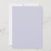 Invitation Mariage Citron Eucalyptus Lilas Clair (Dos)