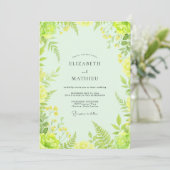 Invitation Mariage Citron Fern (Debout devant)