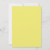 Invitation Mariage Citron Jaune Eucalyptus Citrus (Dos)