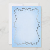 Invitation Mariage Citrouille Blanche Livre de Contes Bleu &  (Dos)