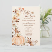 Invitation Mariage Citrouille Coup de Foudre (Debout devant)
