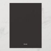 Invitation Mariage Claret Opulent Flora (Dos)