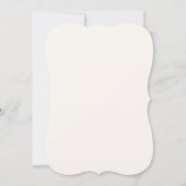 Invitation Mariage Classique Botanique Or Luxe (Dos)