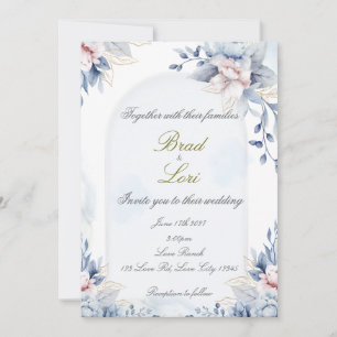 Invitation Mariage Classique d'Amour Éternel