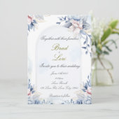 Invitation Mariage Classique d'Amour Éternel (Debout devant)
