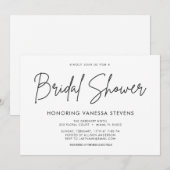 Invitation Mariage Classique de Couple (Devant / Derrière)