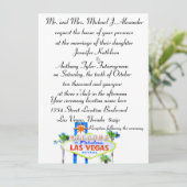 Invitation Mariage classique de Las Vegas (Debout devant)