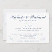 Invitation Mariage classique élégant (Devant)