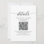 Invitation mariage classique minimal simple rustique en terre (Dos)