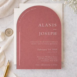 Invitation Mariage Classique Moderne de Vieux Argent Romantiq