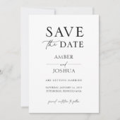 Invitation Mariage classique moderne Enregistrer la date Invi (Devant)