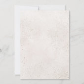 Invitation Mariage Classique Script Beige Aquarelle (Dos)