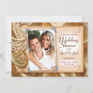 Invitation Mariage classique Vintage / Douche Fiançailles