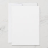 Invitation Mariage Clay Azure Poppy (Dos)