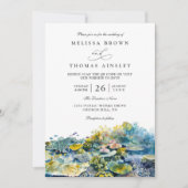Invitation Mariage Code QR Plage Récif Corail Poisson Tropica (Devant)