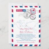Invitation Mariage Coeur du New Jersey et Italie (Devant)