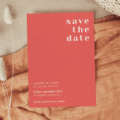Invitation Mariage coloré enregistrer la date