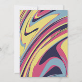 Invitation Mariage Coloré Gras (Dos)