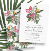 Invitation Mariage coloré tropical