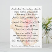 Invitation Mariage Conch Seashell (Debout devant)