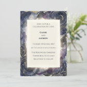 Invitation Mariage Constellation de Nuit Céleste (Debout devant)