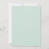 Invitation Mariage Corail Ranunculus Eucalyptus Mousse de Mer (Dos)