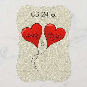 Invitation mariage cortège mariée marié invités Moderne
