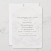 Invitation Mariage couleur neutre Dolphin moderne (Dos)