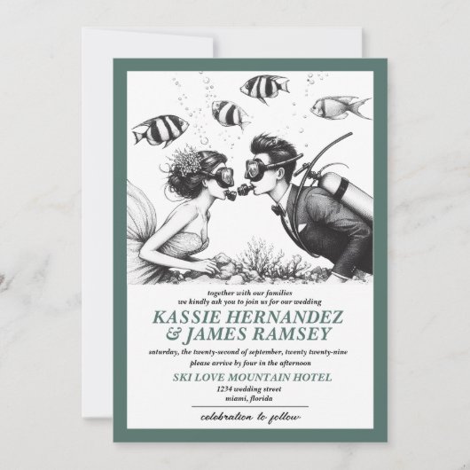 Invitation Mariage Couple (Devant)