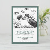 Invitation Mariage Couple (Debout devant)