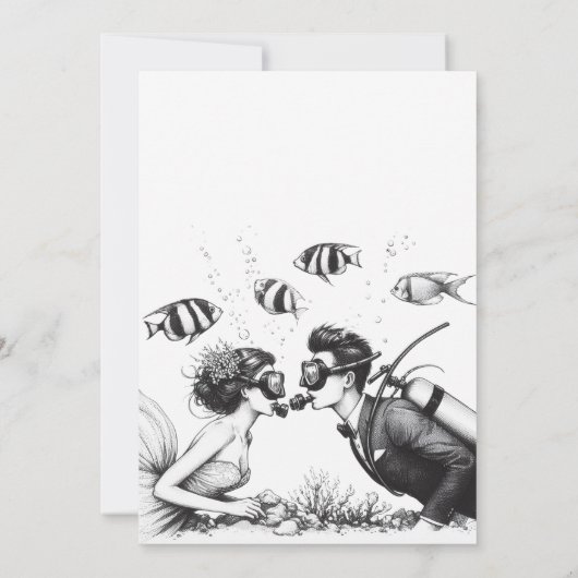 Invitation Mariage Couple (Dos)