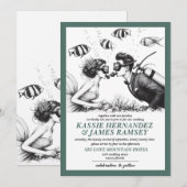 Invitation Mariage Couple (Devant / Derrière)