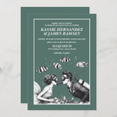 Invitation Mariage Couple (Devant / Derrière)