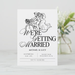 Invitation Mariage couple illustratif
