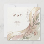 Invitation Mariage Couronne de Magnolia (Dos)