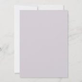 Invitation Mariage Couronne de Menthe Violette (Dos)