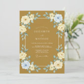 Invitation Mariage Couronne de Miel (Debout devant)