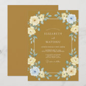 Invitation Mariage Couronne de Miel (Devant / Derrière)