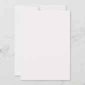 Invitation Mariage Couronne Florale Rose Délicate Formel (Dos)